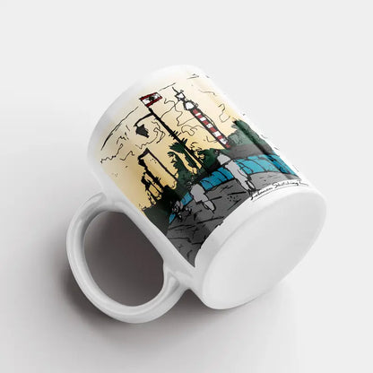 Lebanese mug of Manara, a unique Beirut mug gift or Lebanese present