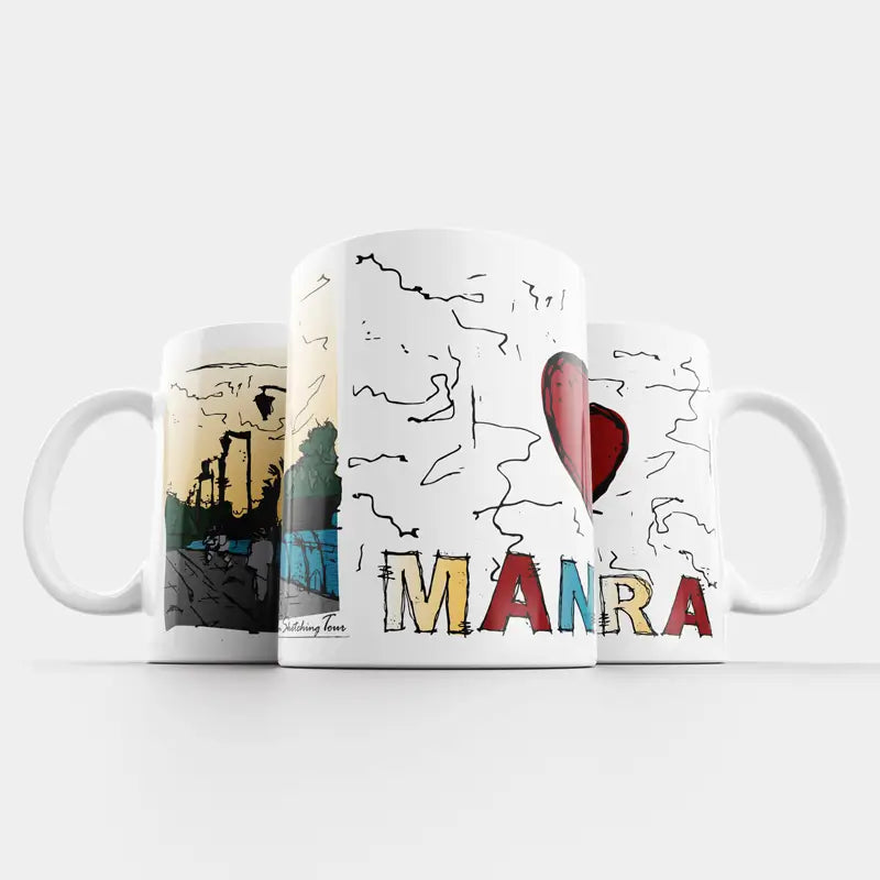 Lebanese mug of Manara, a unique Beirut mug gift or Lebanese present