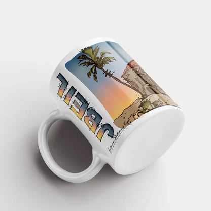 Jbeil mug, Lebanese houses mug, Lebanese souvenir