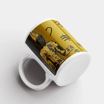 Phoenician figurine mug, Lebanese gift mug for history lovers